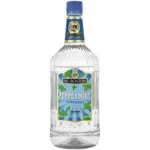 MR BOSTON PEPPERMINT SCHNAPPS