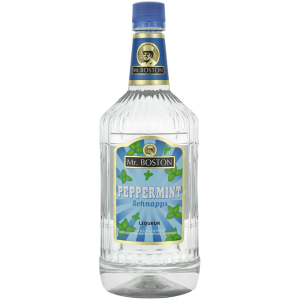 MR BOSTON PEPPERMINT SCHNAPPS