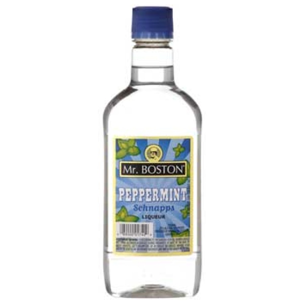 MR BOSTON PEPPERMINT SCHNAPPS