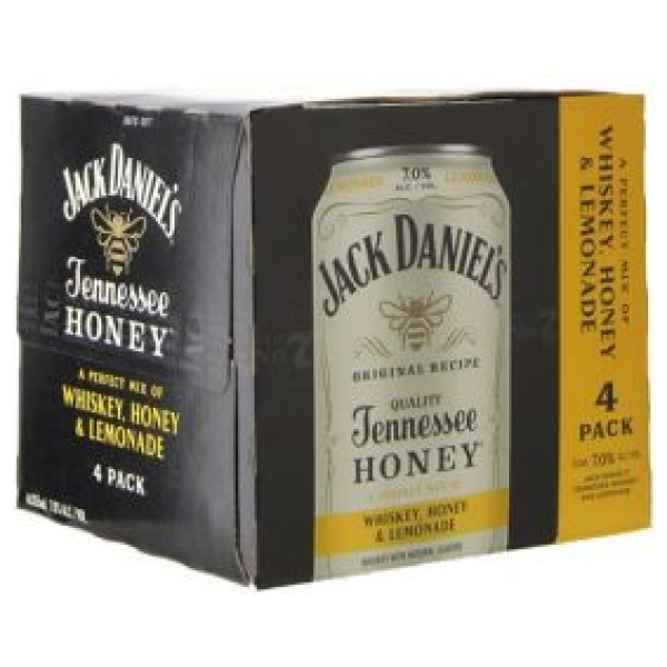 JACK DANIEL'S WHISKEY, HONEY, & LEMONADE (4-PACK)