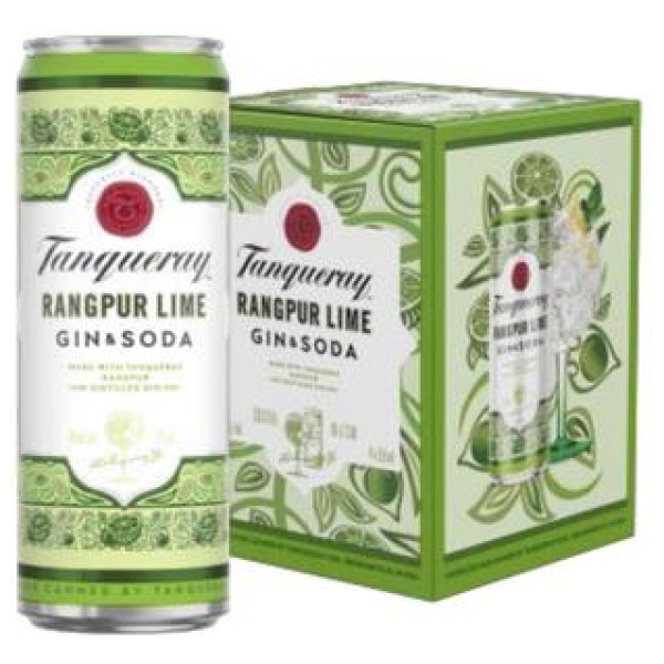 TANQUERAY COCKTAILS RANGPUR LIME GIN & SODA