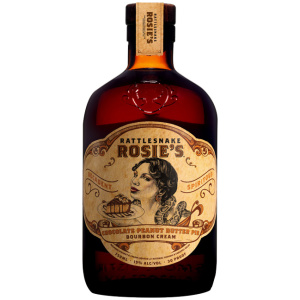 RATTLESNAKE ROSIE'S CHOCOLATE PEANUT BUTTER PIE BOURBON CREAM