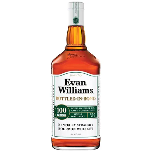EVAN WILLIAMS WHITE LABEL BOTTLED-IN-BOND