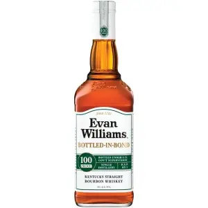 EVAN WILLIAMS WHITE LABEL BOTTLED-IN-BOND