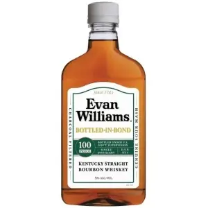 EVAN WILLIAMS WHITE LABEL BOTTLED-IN-BOND