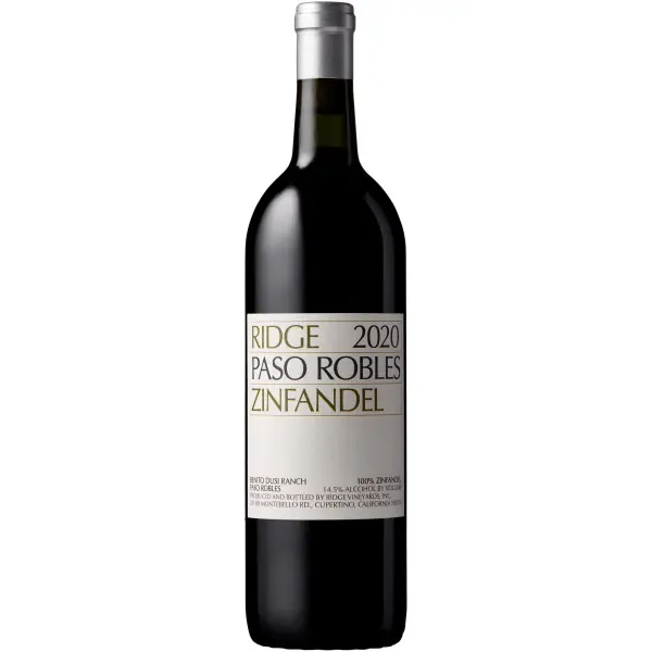 RIDGE PASO ROBLES BENITO DUSI RANCH ZINFANDEL