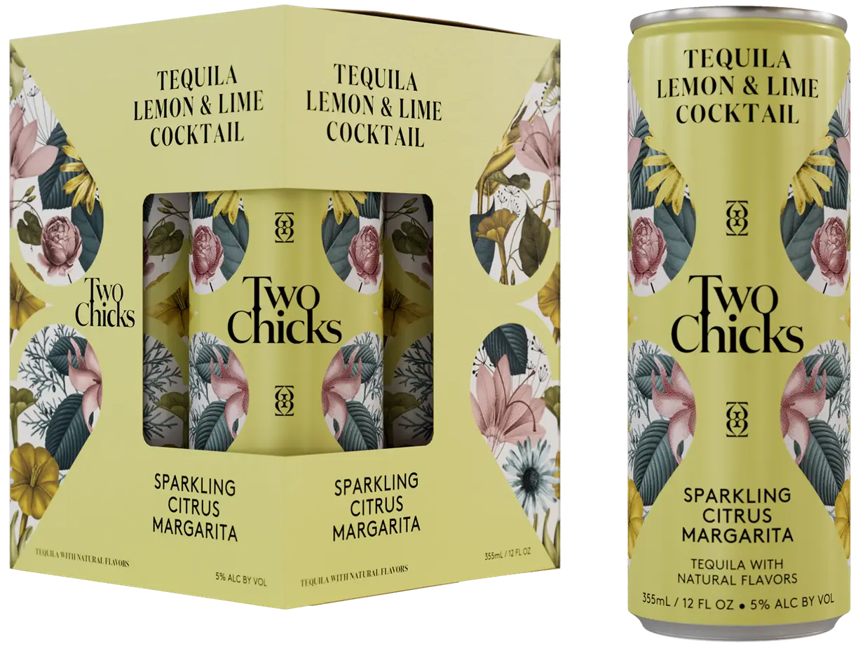 TWO CHICKS SPARKLING CITRUS MARGARITA 4-PACK