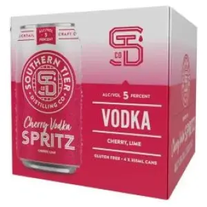 SOUTHERN TIER DISTILLING CHERRY VODKA SPRITZ 4-PACK