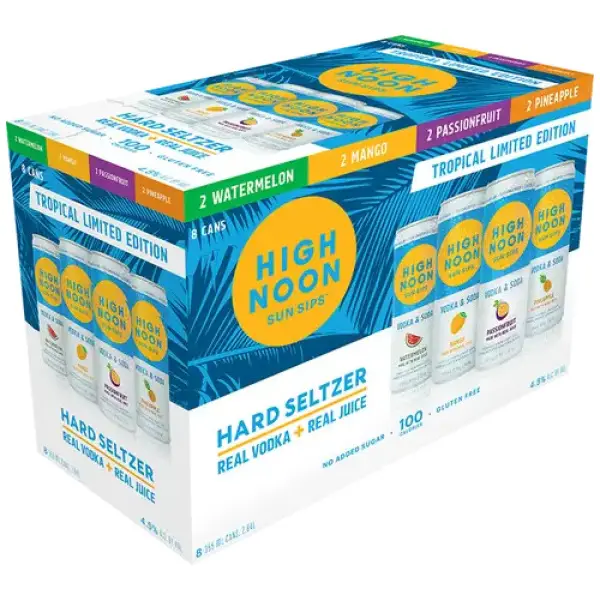 HIGH NOON SUN SIPS TROPICAL PACK VARIETY 8-PACK