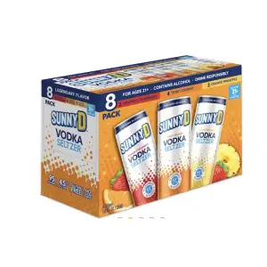SUNNYD VODKA SELTZER VARIETY 8-PACK