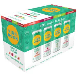 HIGH NOON SUN SIPS TEQUILA FIESTA VARIETY 8-PACK