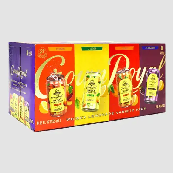CROWN ROYAL COCKTAIL LEMONADE VARIETY 8-PACK