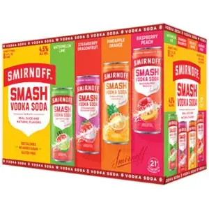 SMIRNOFF SMASH VODKA SODA 8-PACK