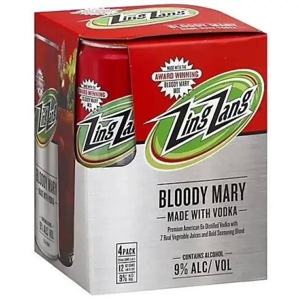 ZING ZANG BLOODY MARY W/ VODKA 4-PACK