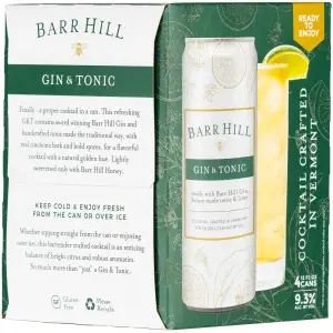 BARR HILL GIN & TONIC 4-PACK