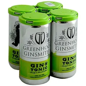 GREENHOOK GINSMITHS GIN & TONIC 4-PACK