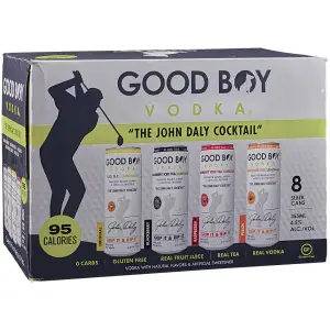 GOOD BOY VODKA JOHN DALY COCKTAIL VARIETY 8-PACK