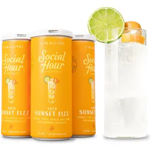 SOCIAL HOUR YUZU SUNSET FIZZ 4-PACK
