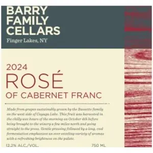 BARRY FAMILY CELLARS ROSÉ OF CABERNET FRANC