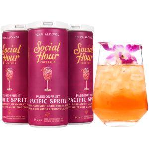SOCIAL HOUR PASSIONFRUIT PACIFIC SPRITZ 4-PACK