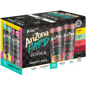 ARIZONA HARD VODKA TEA VARIETY 8-PACK
